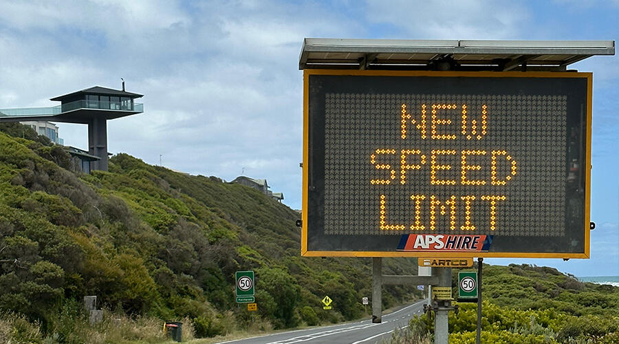 Variable speed limit signs (VSLS) Victoria APS Hire