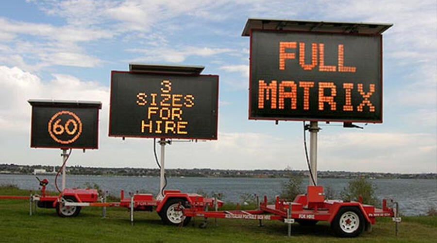 Variable speed limit signs (VSLS) Victoria APS Hire